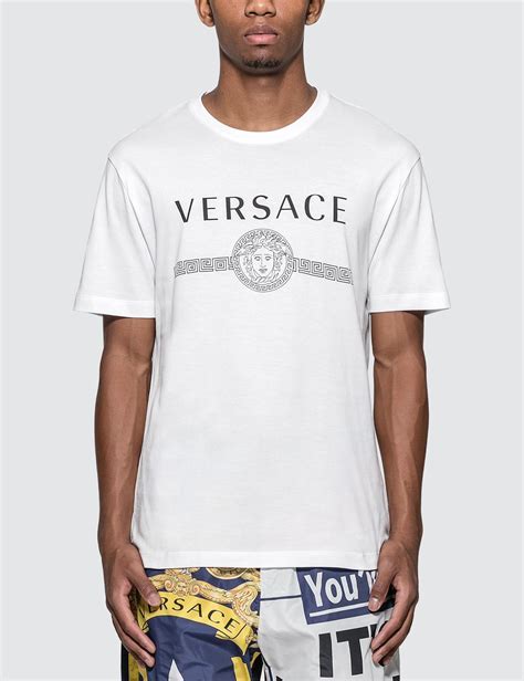 t shirt blanc versace|Versace t shirts for men.